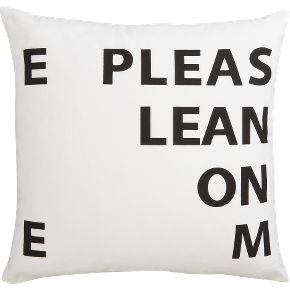 Lean On Me Pillow - $19.95