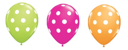 3. Polka Dot Balloons